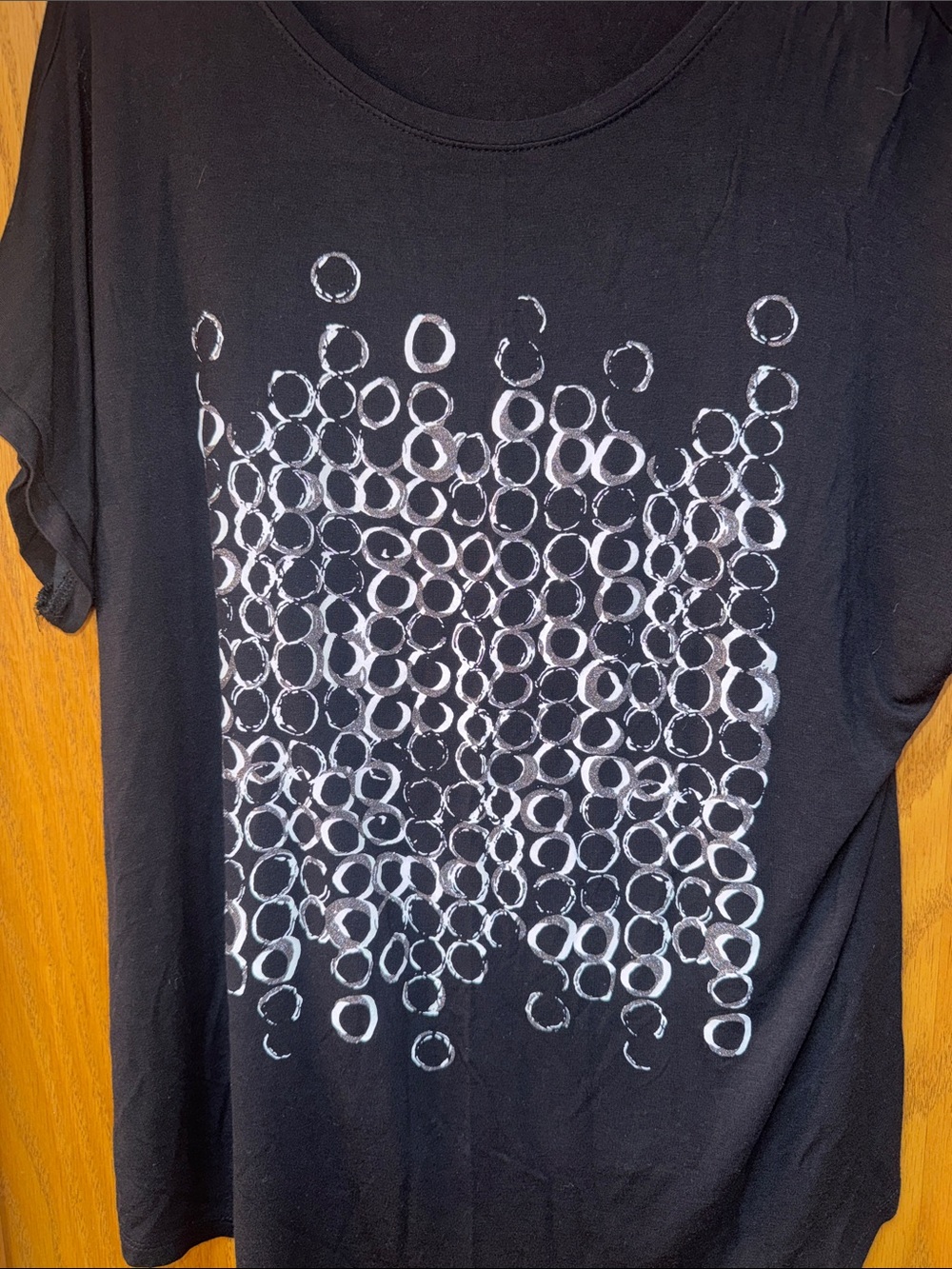 Pair of Black Short Sleeve Tees with Shimmer! - Picture 7 of 11